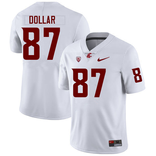 Washington State Cougars #87 Andre Dollar College Football Jerseys Sale-White
